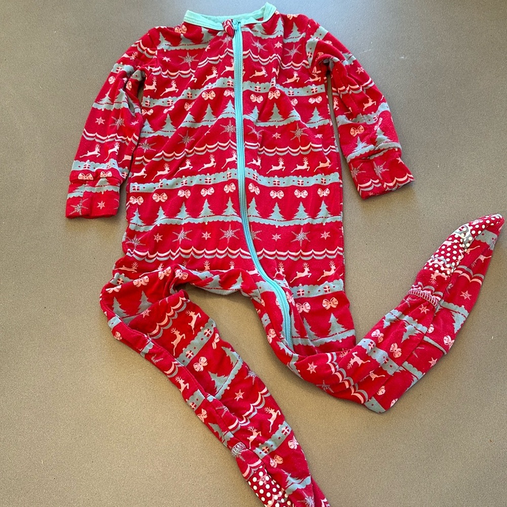 Kicker Pants Holiday Footie 9-12 Months